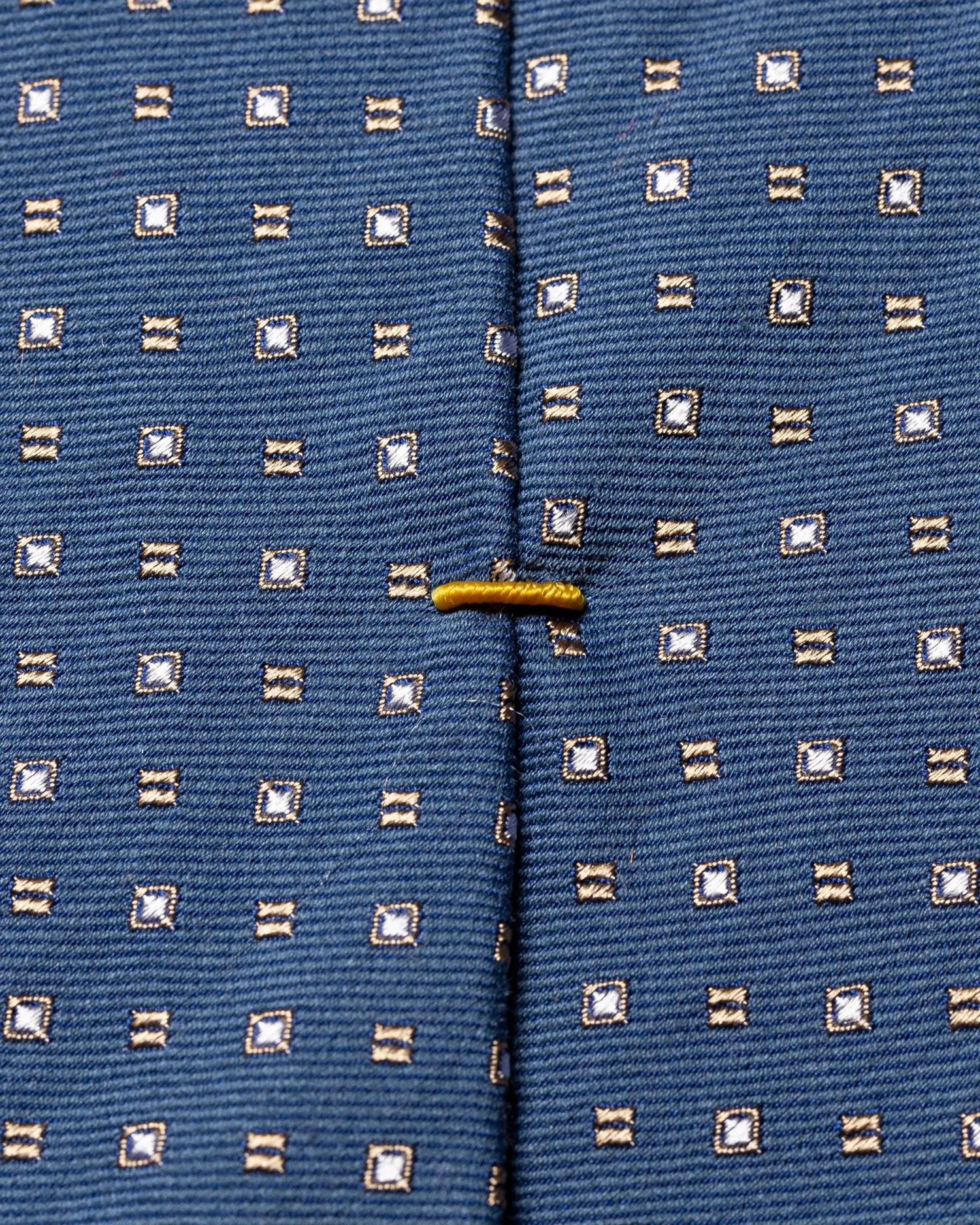 Eton Silk Cotton Tie Slips Mørkeblå - modostore.no