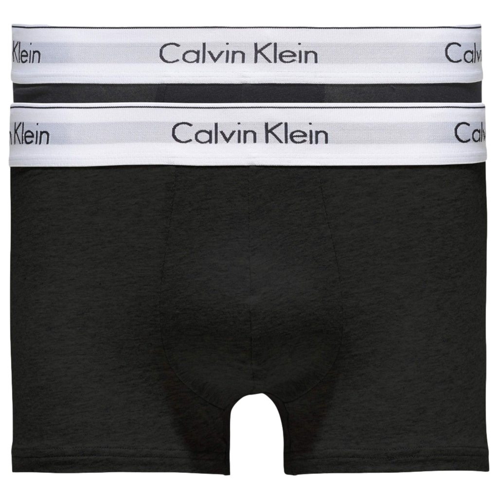 Calvin Klein Underwear Low Rise Trunk 2PK Boxershorts Sort - [modostore.no]
