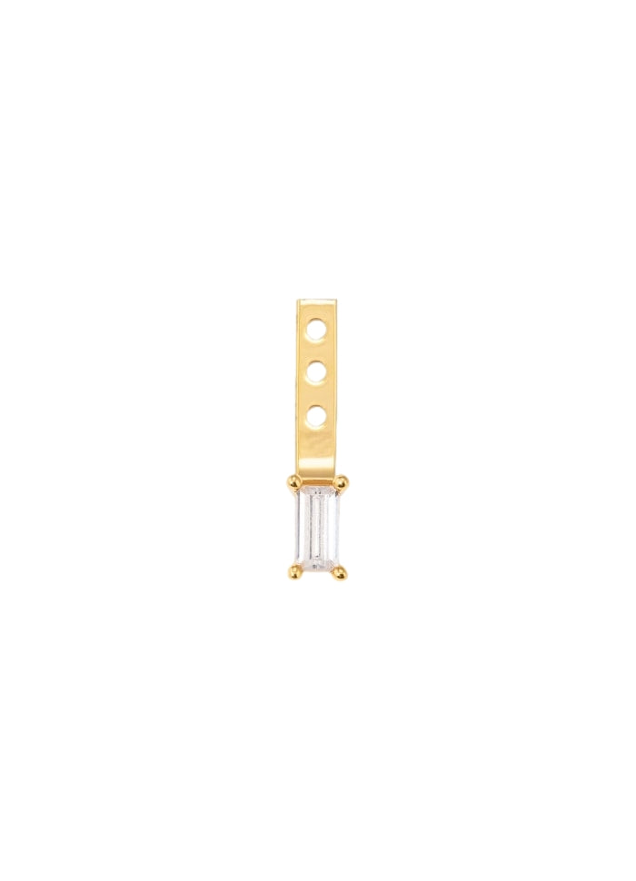 Emilia by Bon Dep Emilia Stud Charm NO. 3 long barre Charm Gull - modostore.no
