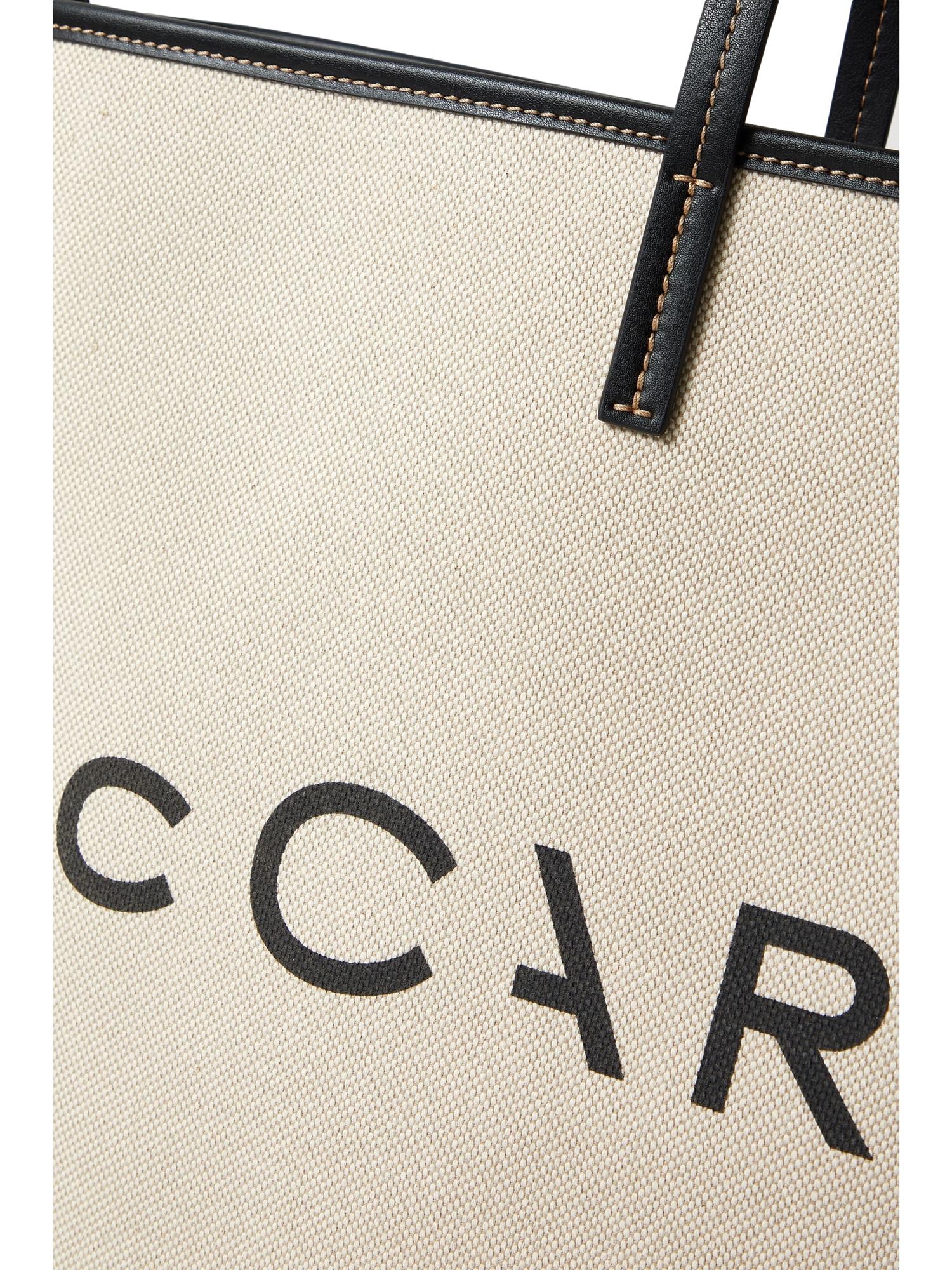 Stella McCartney Tote Bag Eco Canvas Veske Ecru - modostore.no