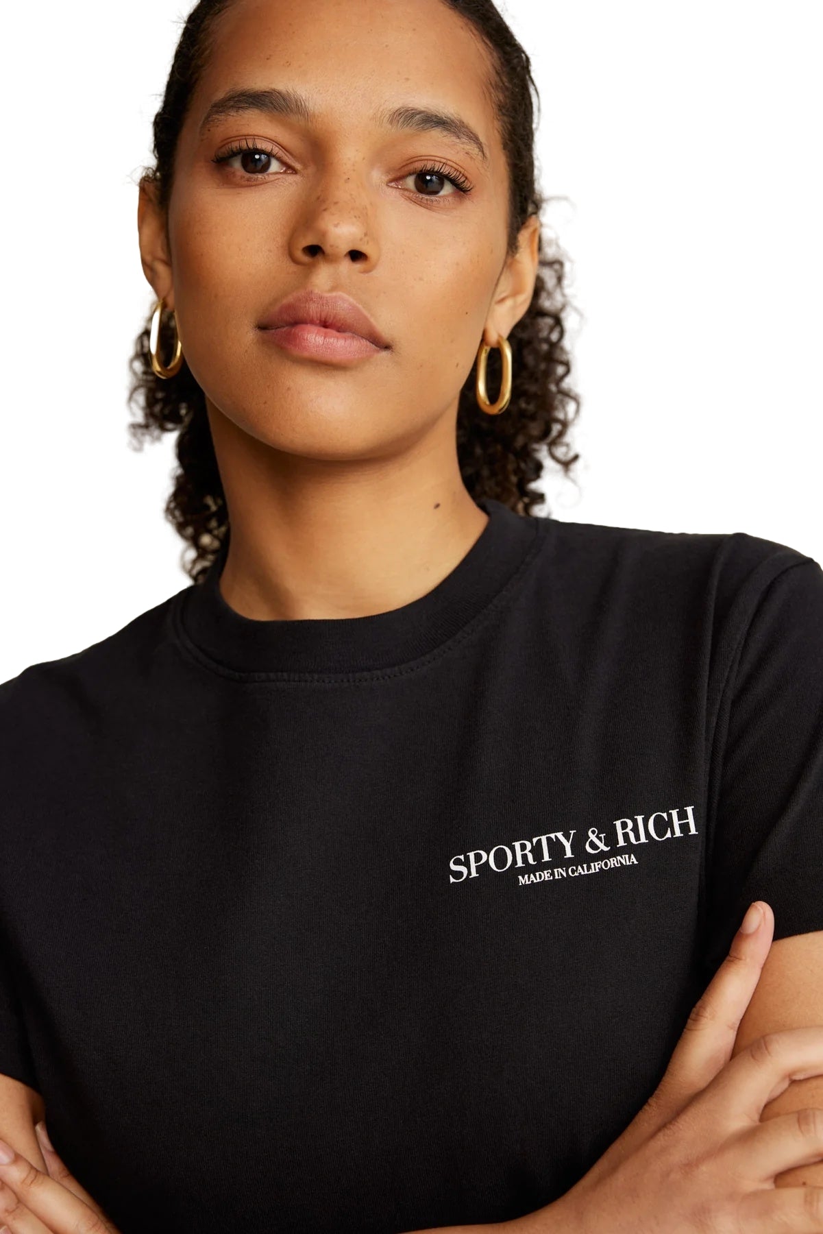 Sporty & Rich Made In California T Shirt T-shirt Sort - [shop.name]