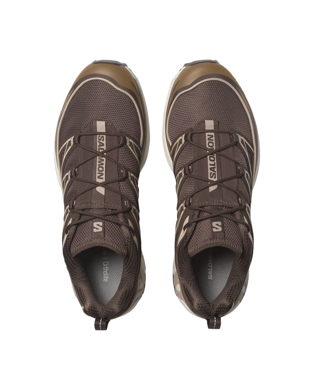 Salomon XT-6 Expanse Earth Brown/White Pepper/Coyote Brown Sko Brun
