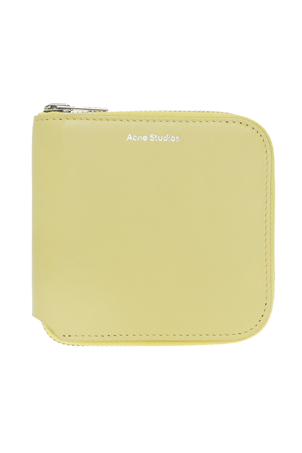 Acne Wallet Leather cg0106 Lommebok Eplegrønn - modostore.no