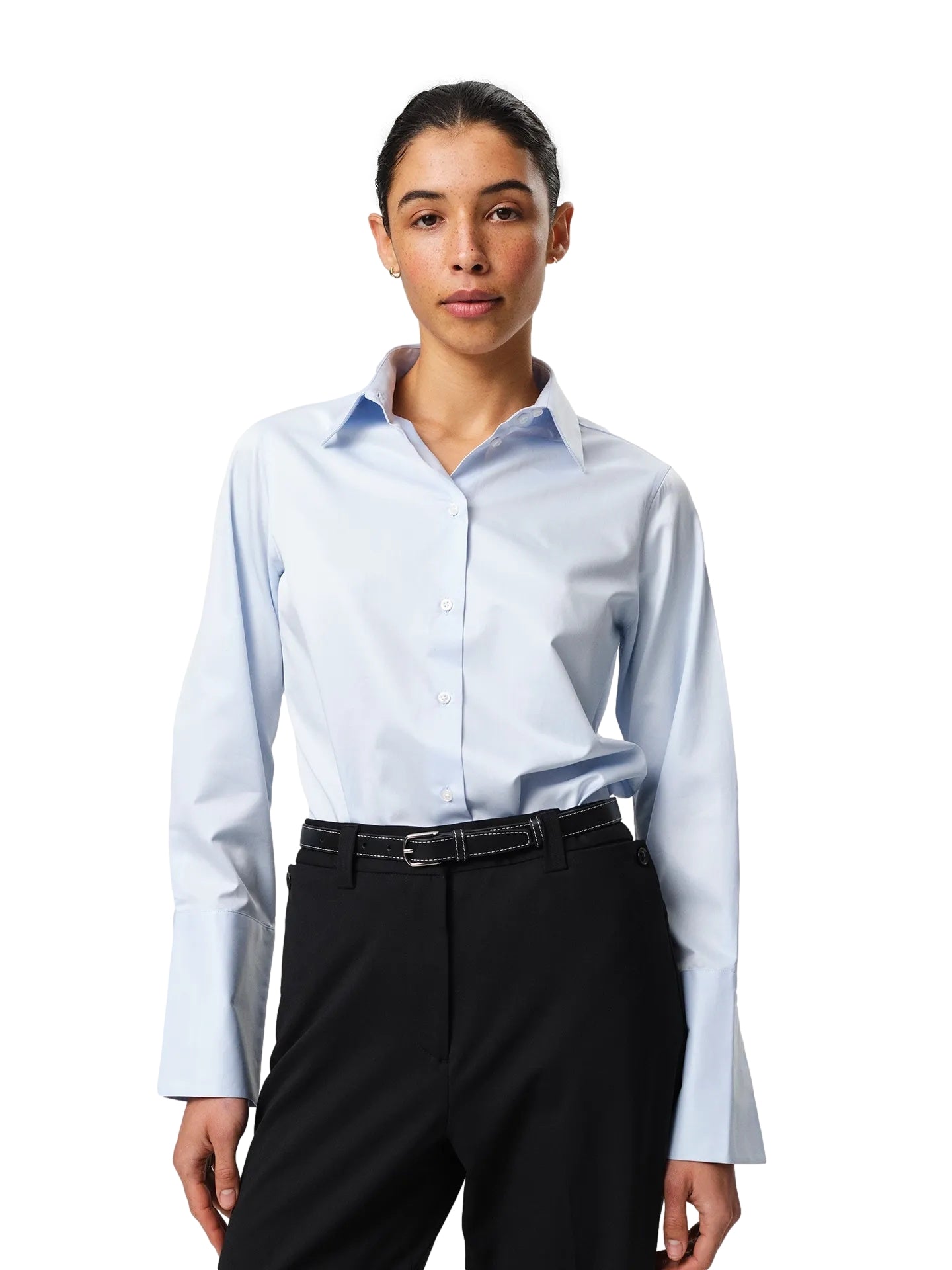 Julie Josephine Julie Shirt Skjorte Lyseblå - modostore.no