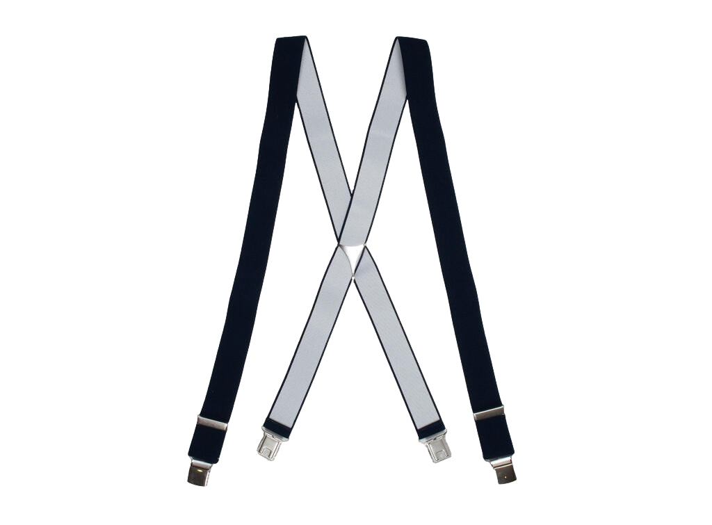 Manzini Men´s Suspenders 35 mm Bukseseler Marine