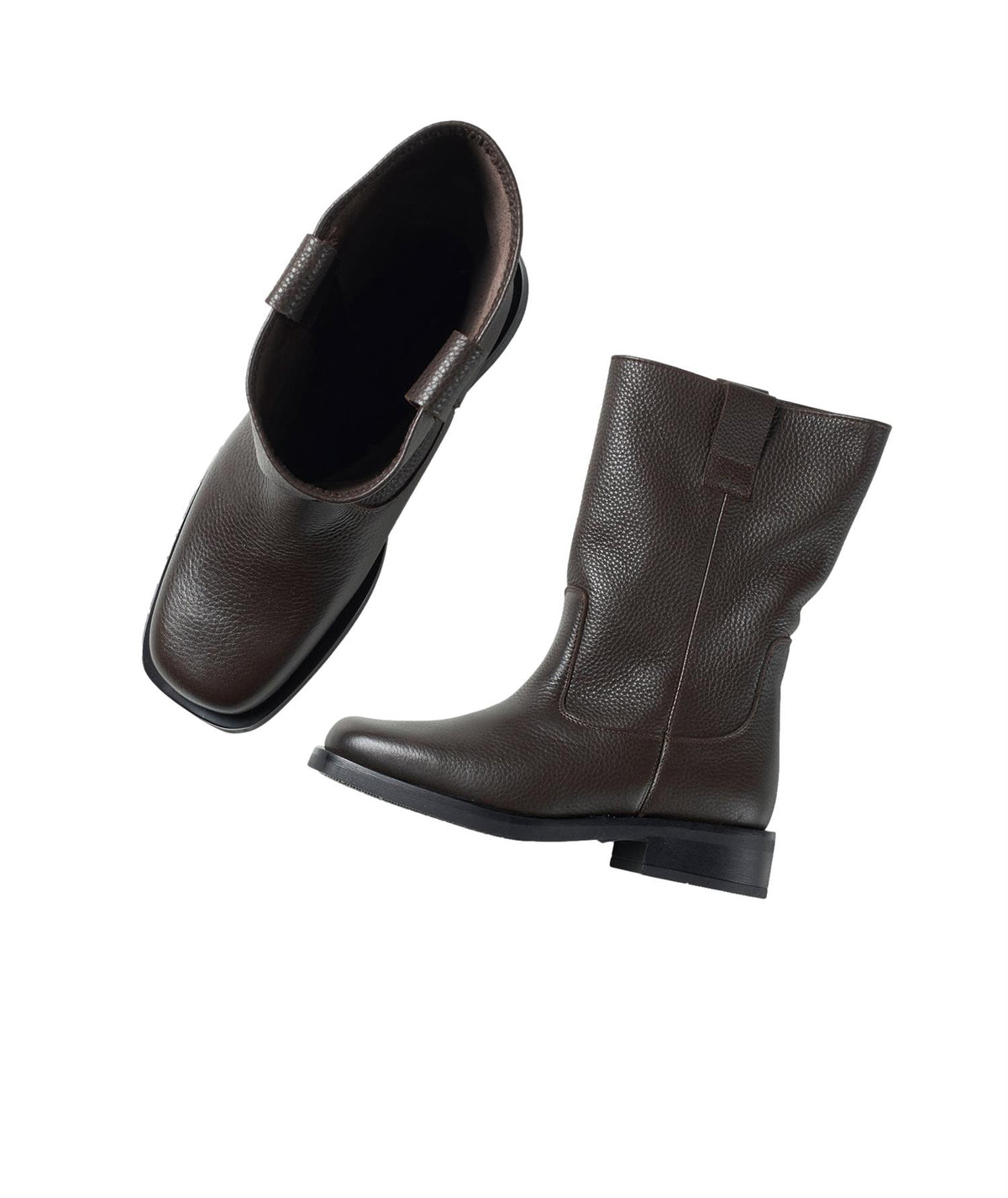 Garment Project Tali Boot - Brown Tumbled Sko Mørkebrun
