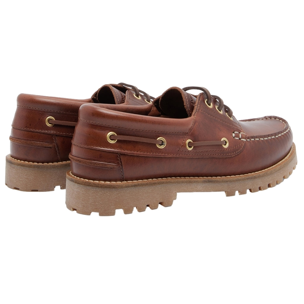 Garment Project Ollie Boat Shoe Brown Leather Sko Brun