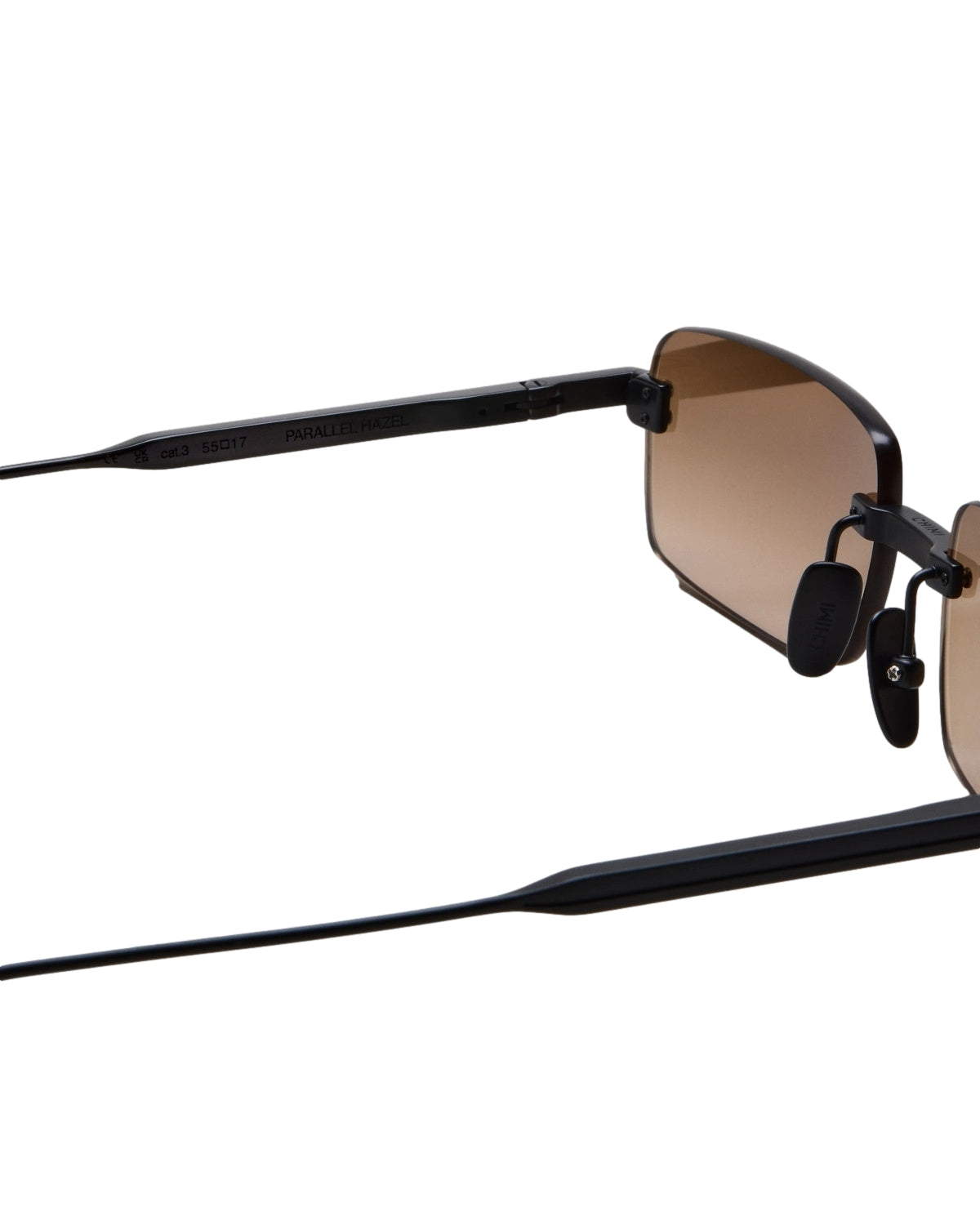 Chimi Eyewear Rimless Parallel Brown Gradient Solbriller Lysebrun