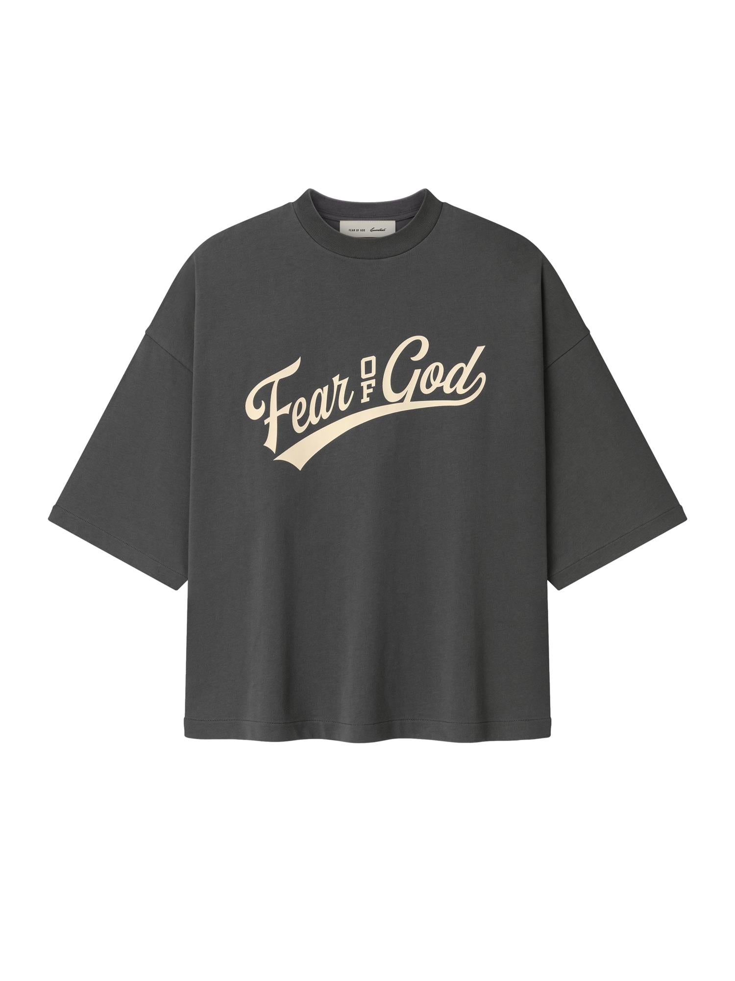 Fear of God Essentials Merch Tee T-shirt Mørkegrå