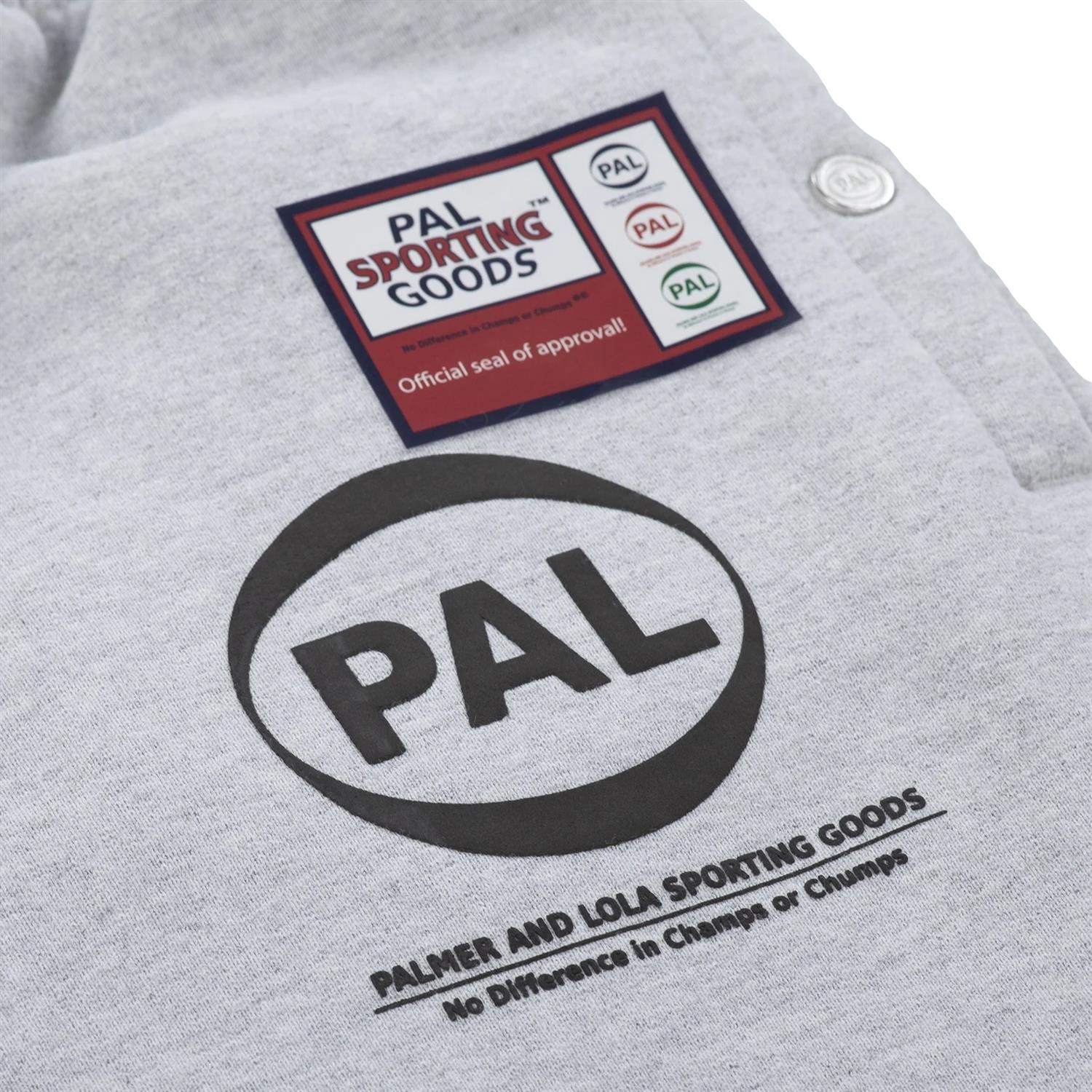 PAL Pre Game No Cuff Sweatpants Joggebukse Lysegrå