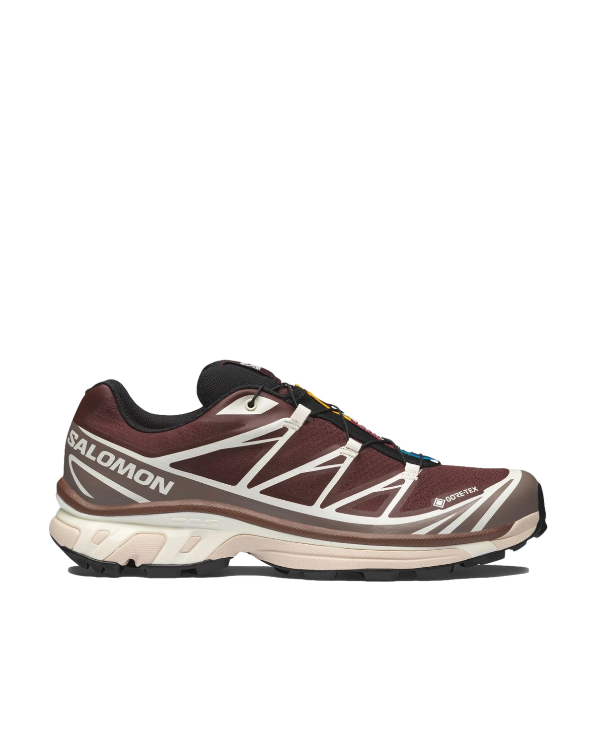 Salomon XT-6 GTX Bitter Chocolate/Iron/Vanilla Ice Sko Rødbrun