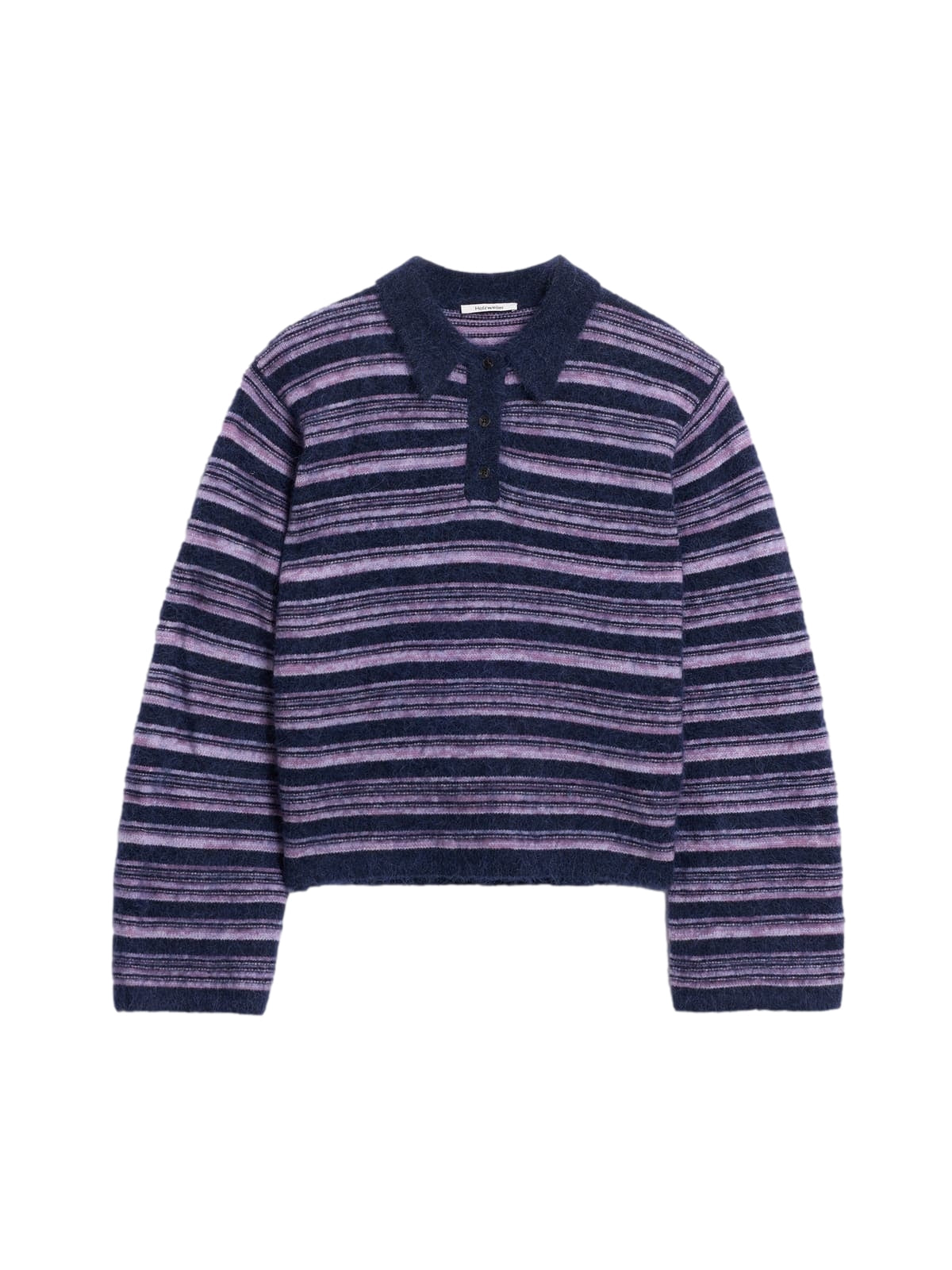 Holzweiler Olivia Wool Polo Genser Mørkelilla