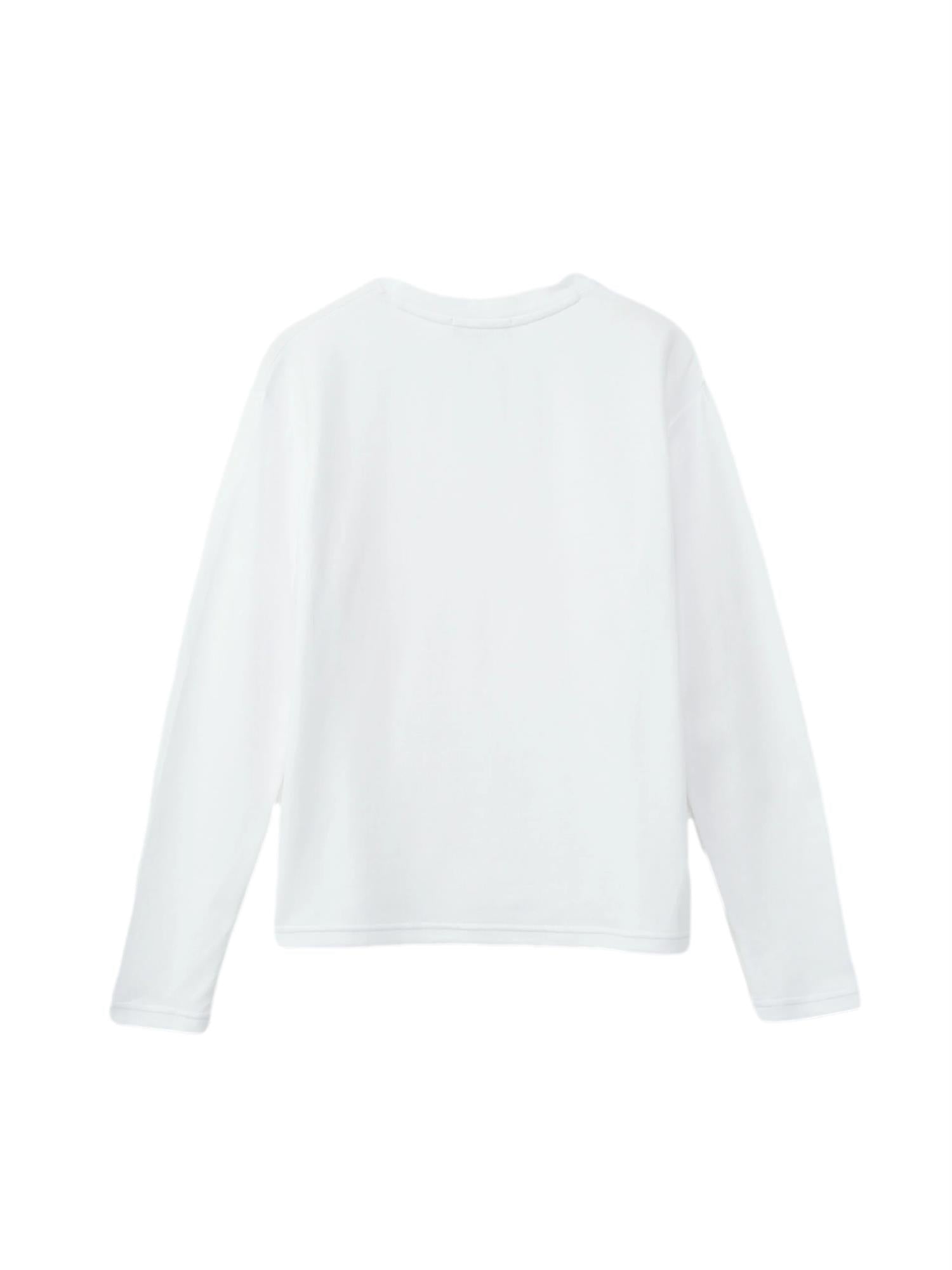 Julie Josephine Annie Longsleeve Topp Hvit - modostore.no