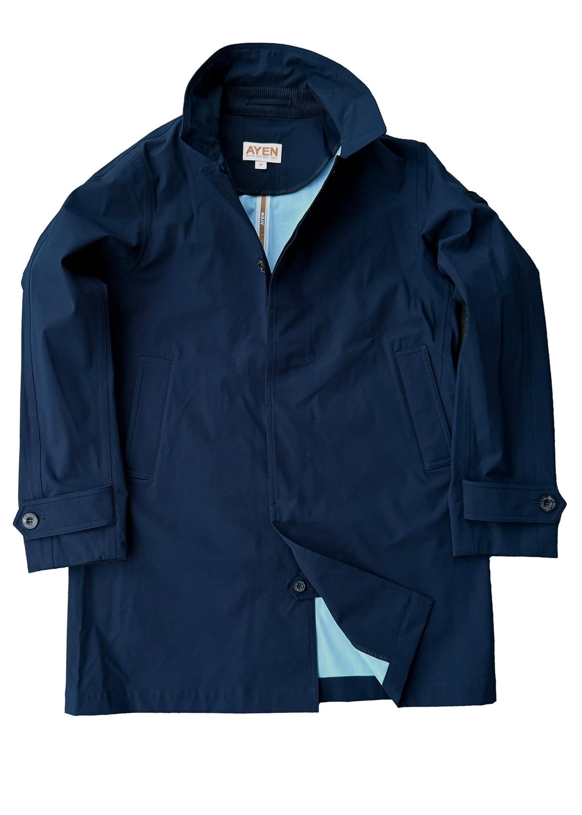 AYEN Souten Collar Coat Jakke Navy