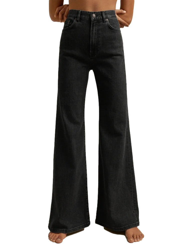 Jeanerica Fuji Jeans Used Black Jeans Vasket Sort - modostore.no