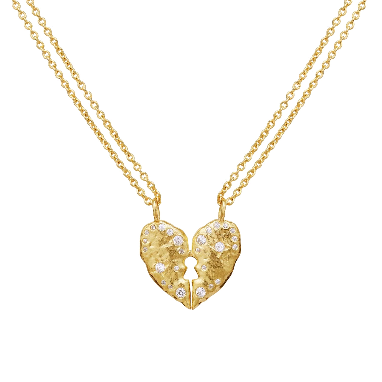 Maanesten Keeper Necklace Smykke Gull