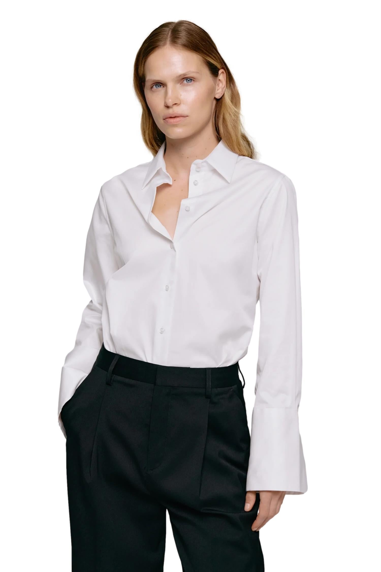 Julie Josephine Julie Shirt Skjorte Hvit - modostore.no
