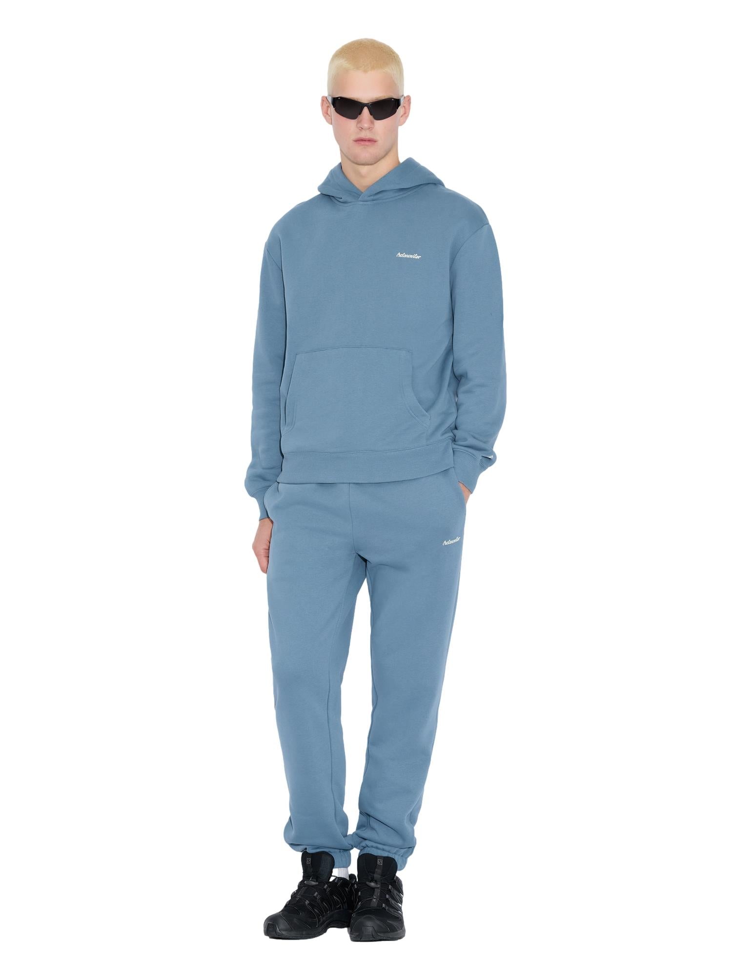 Holzweiler M Regular Hoodie Hettegenser Blå - modostore.no
