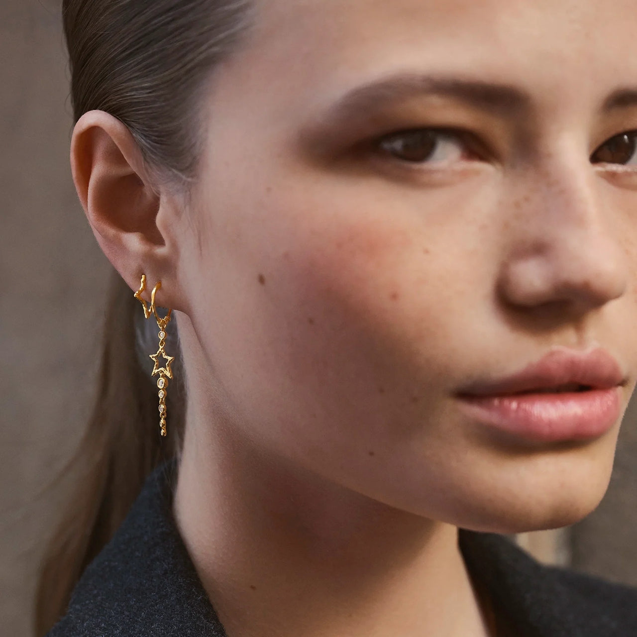 Maanesten Zara Earrings Øredobber Sølv