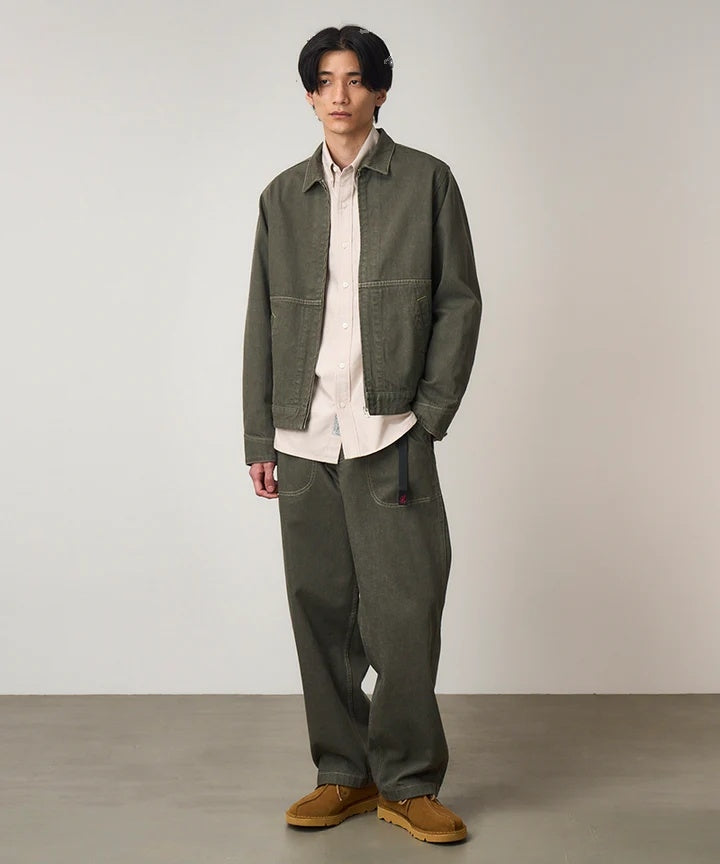 Gramicci JAPANESE SLUB DENIM JACKET Jakke Grønn
