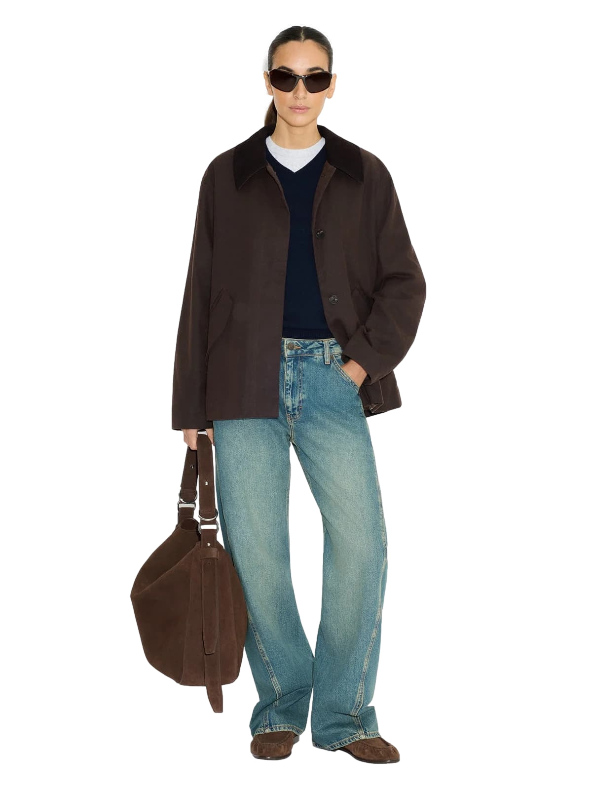 Holzweiler Diana Short Jacket Jakke Mørkebrun
