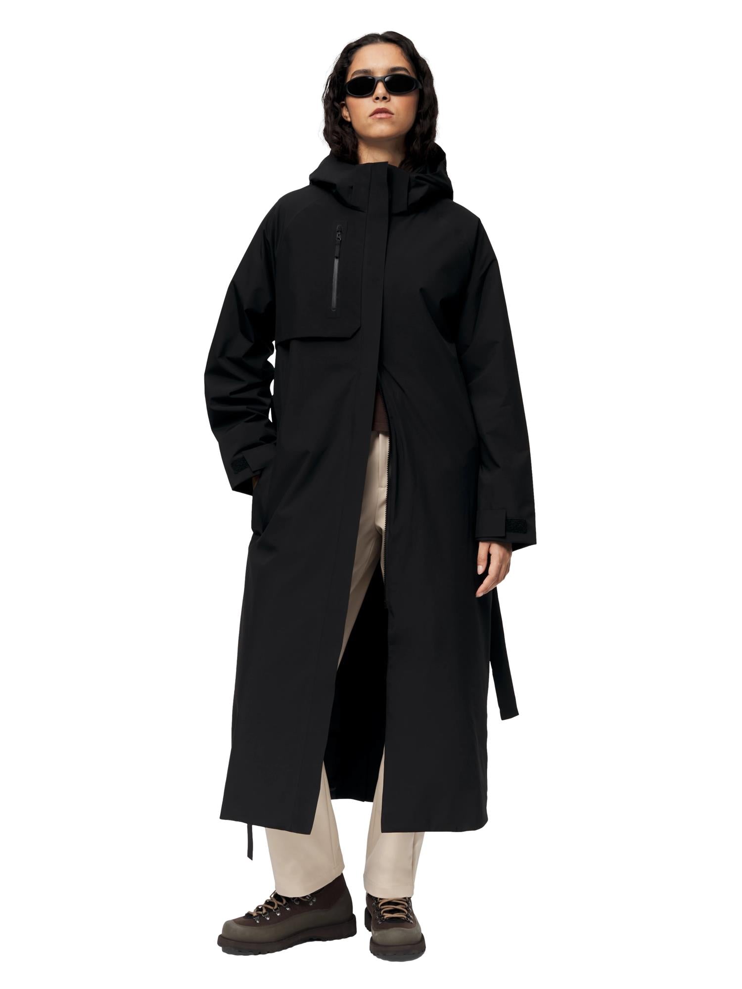 Blæst Åse Insulated Coat Black Jakke Sort - modostore.no