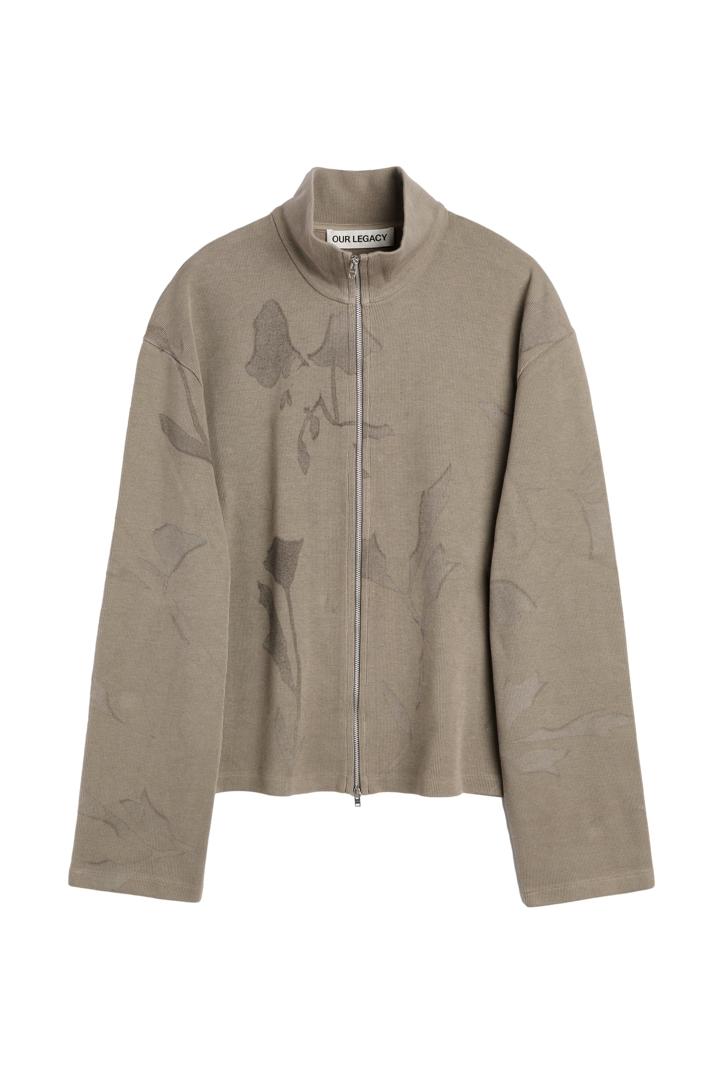 Our Legacy Shrunken Fullzip Genser Beige