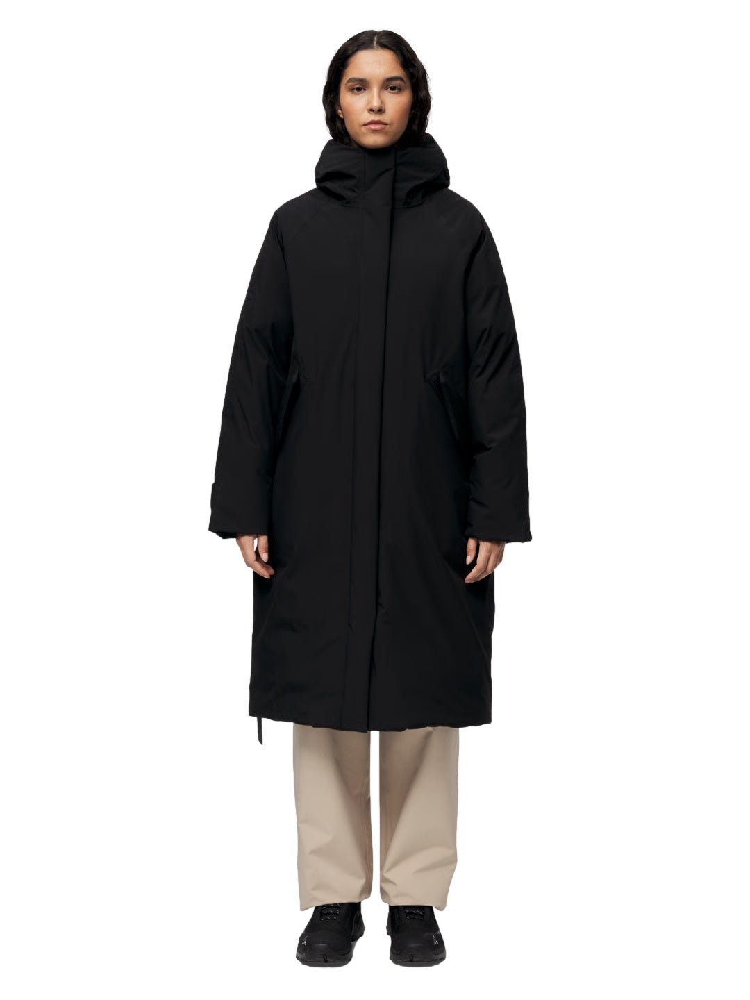 Blæst Røros Down Coat Black Jakke Sort