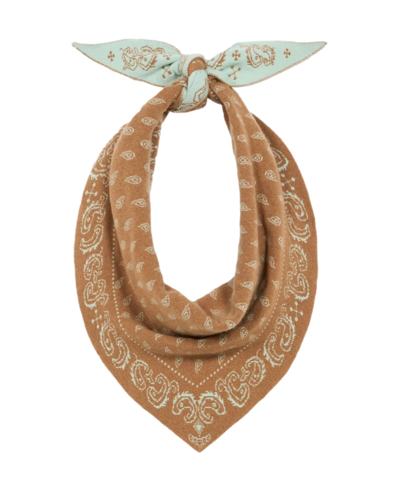 Guest In Residence The Wild Rag Almond/Seaglass Skjerf Lys Brun - modostore.no