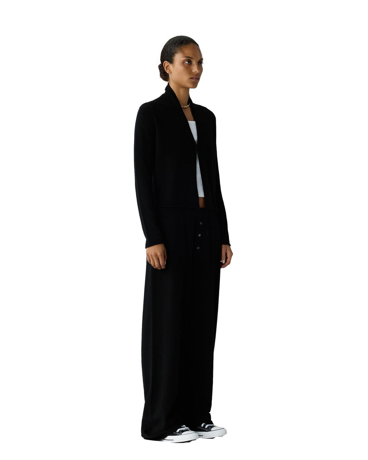 Guest In Residence Stealth Cardigan Black Cardigan Sort