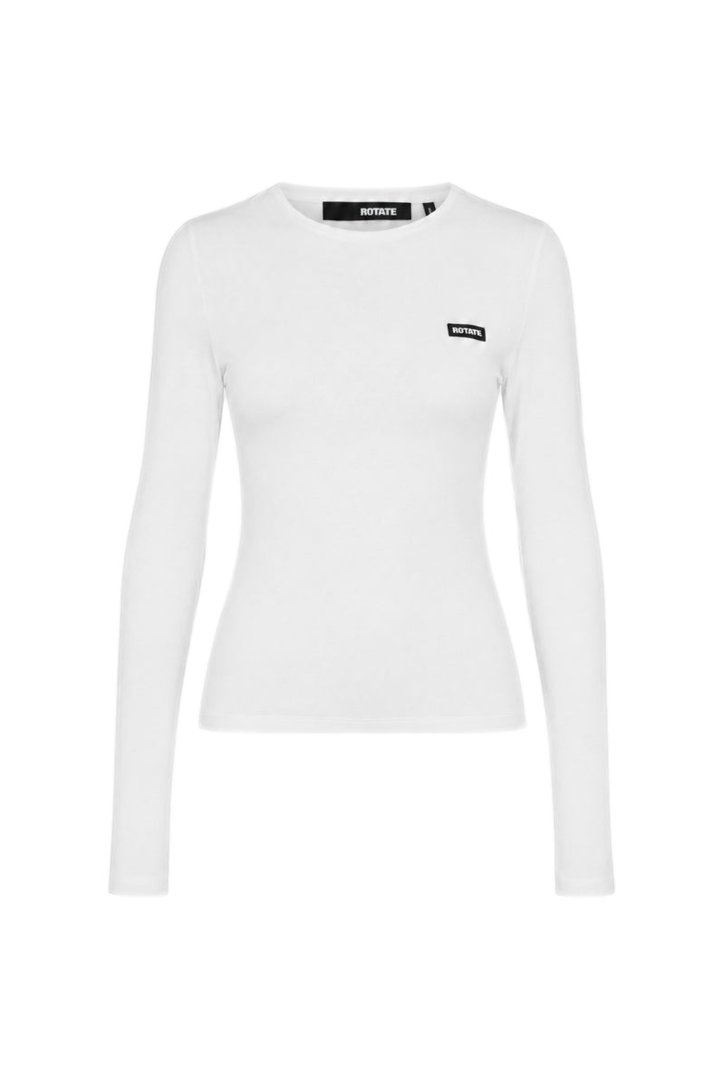 ROTATE Long Sleeve T-Shirt Genser Hvit
