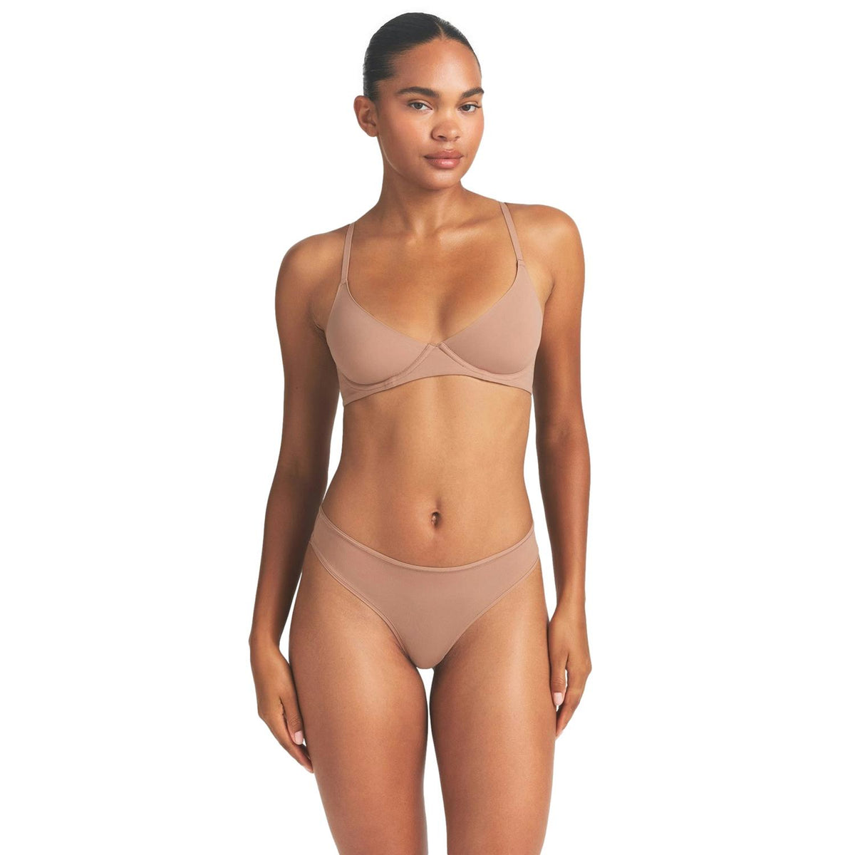 SKIMS Fits Everybody Thong Sienna Undertøy Brun/Beige