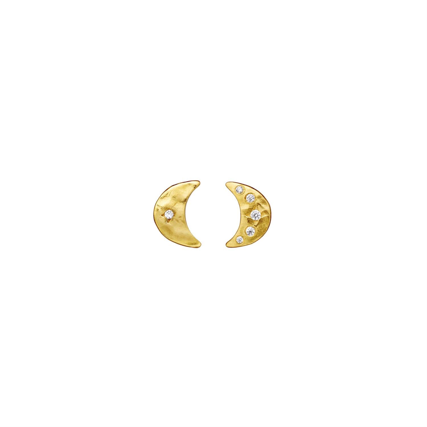 Maanesten Aega earrings Øredobber Gull - modostore.no