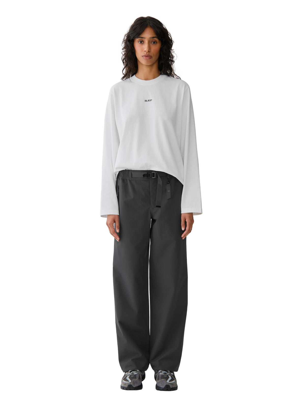 Blæst Aksla Pants Womens Dark Cloud Bukse Grå