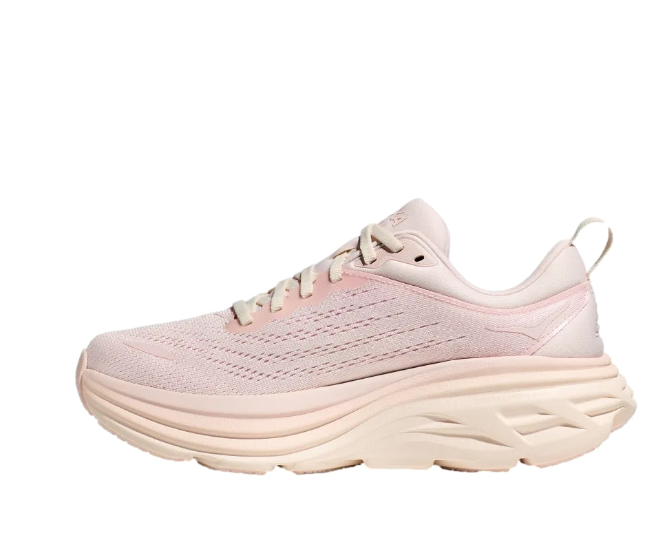 HOKA W Bondi 8 Sko Lys Rosa