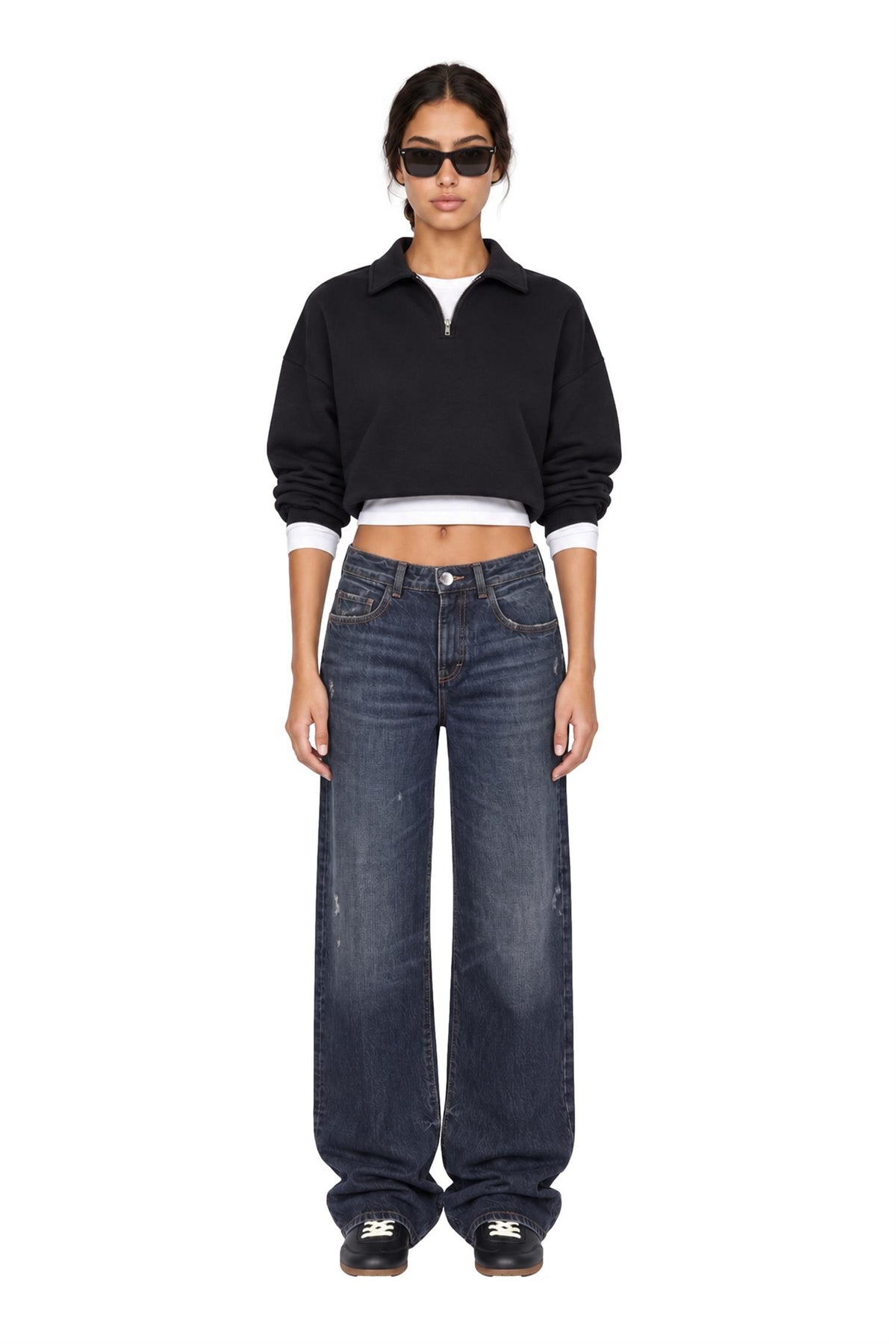 Icon Denim Los Angeles Bea Jeans Mørkeblå