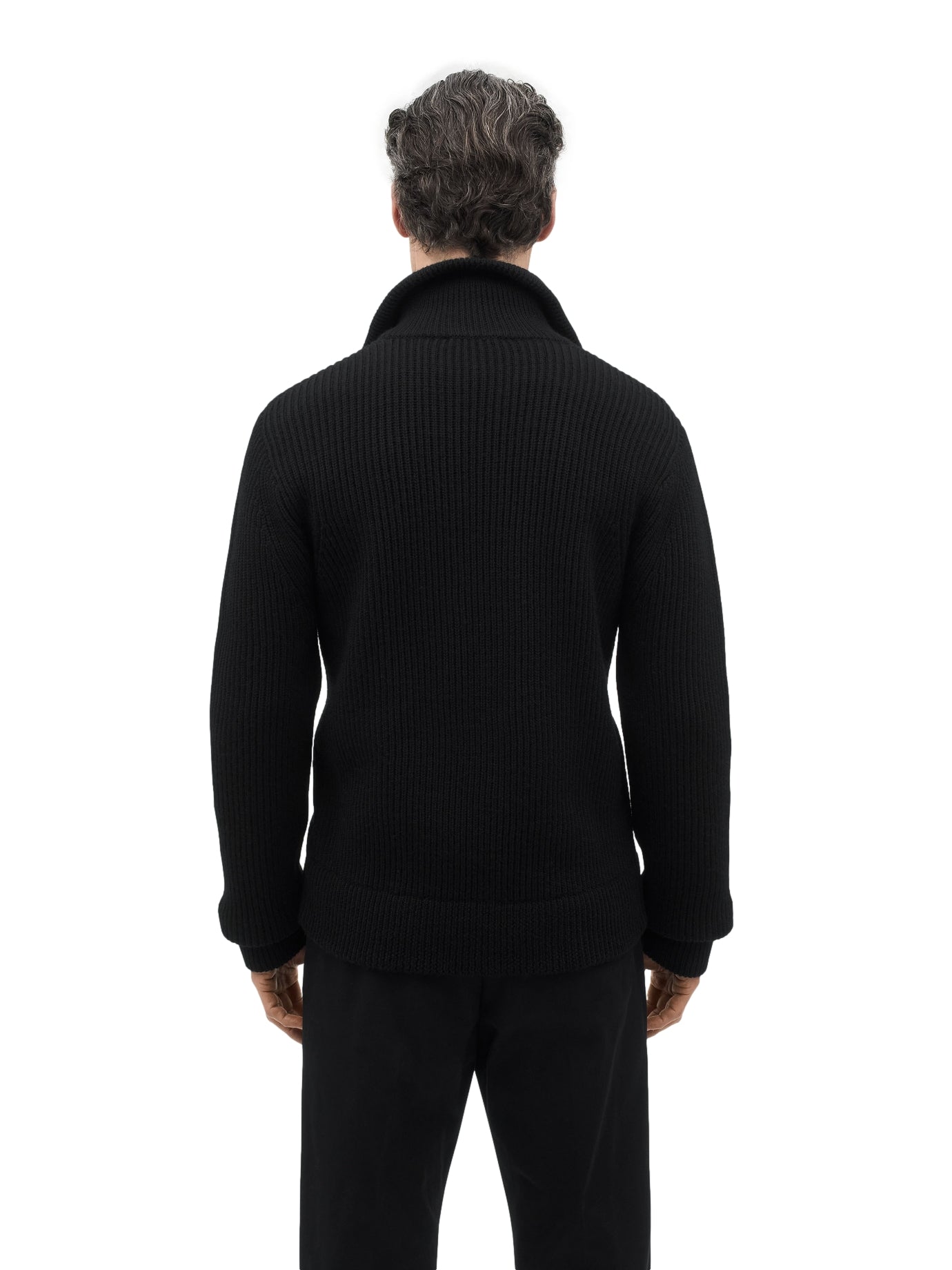 Tiger of Sweden Niall Zip-Up Genser Sort - modostore.no