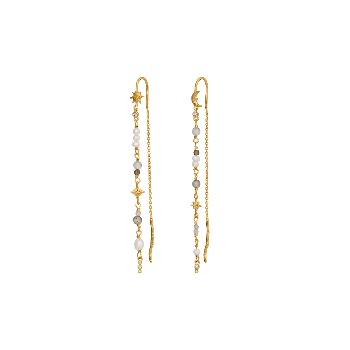 Maanesten Asya Earrings Øredobber Gull