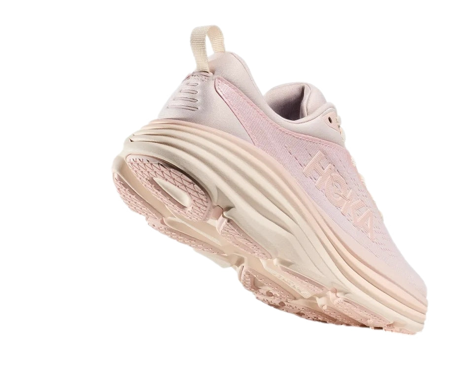 HOKA W Bondi 8 Sko Lys Rosa