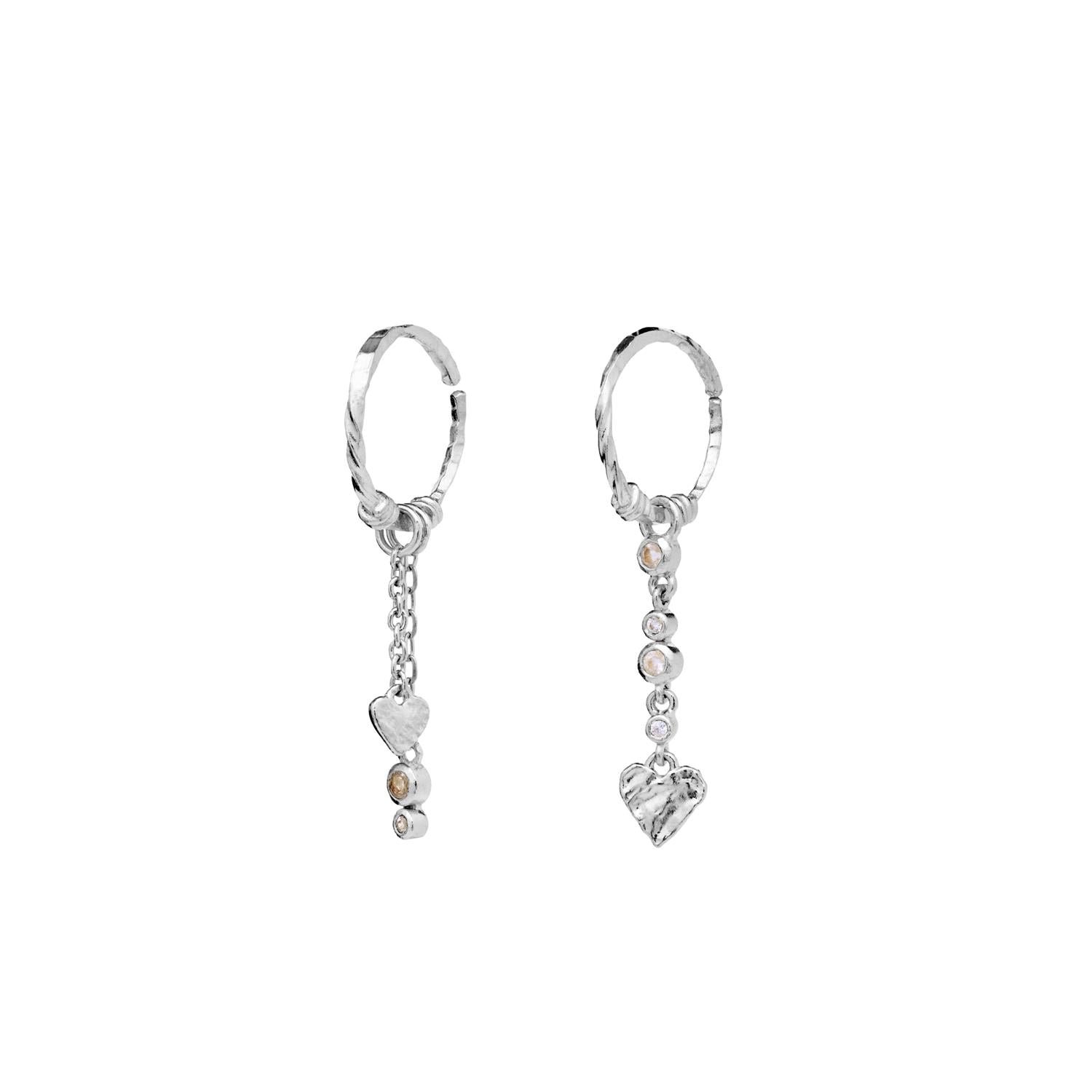 Maanesten Nemy Earrings Øredobber Sølv - modostore.no