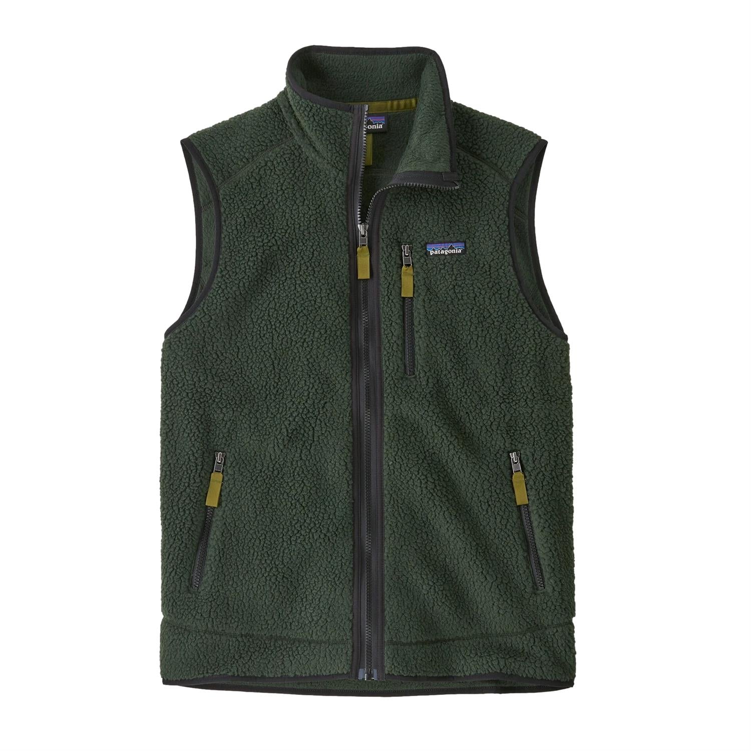Patagonia M Retro Pile Vest Old Growth Green Vest Grønn