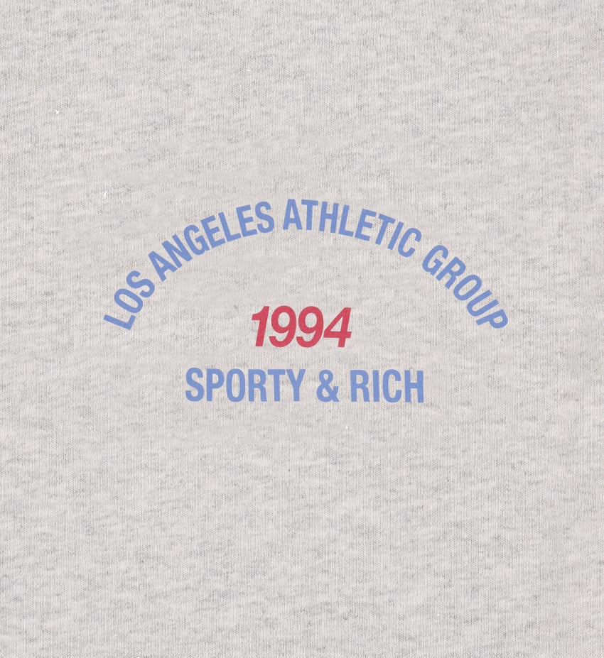 Sporty & Rich LA Athletic Group Crewneck Genser Grå