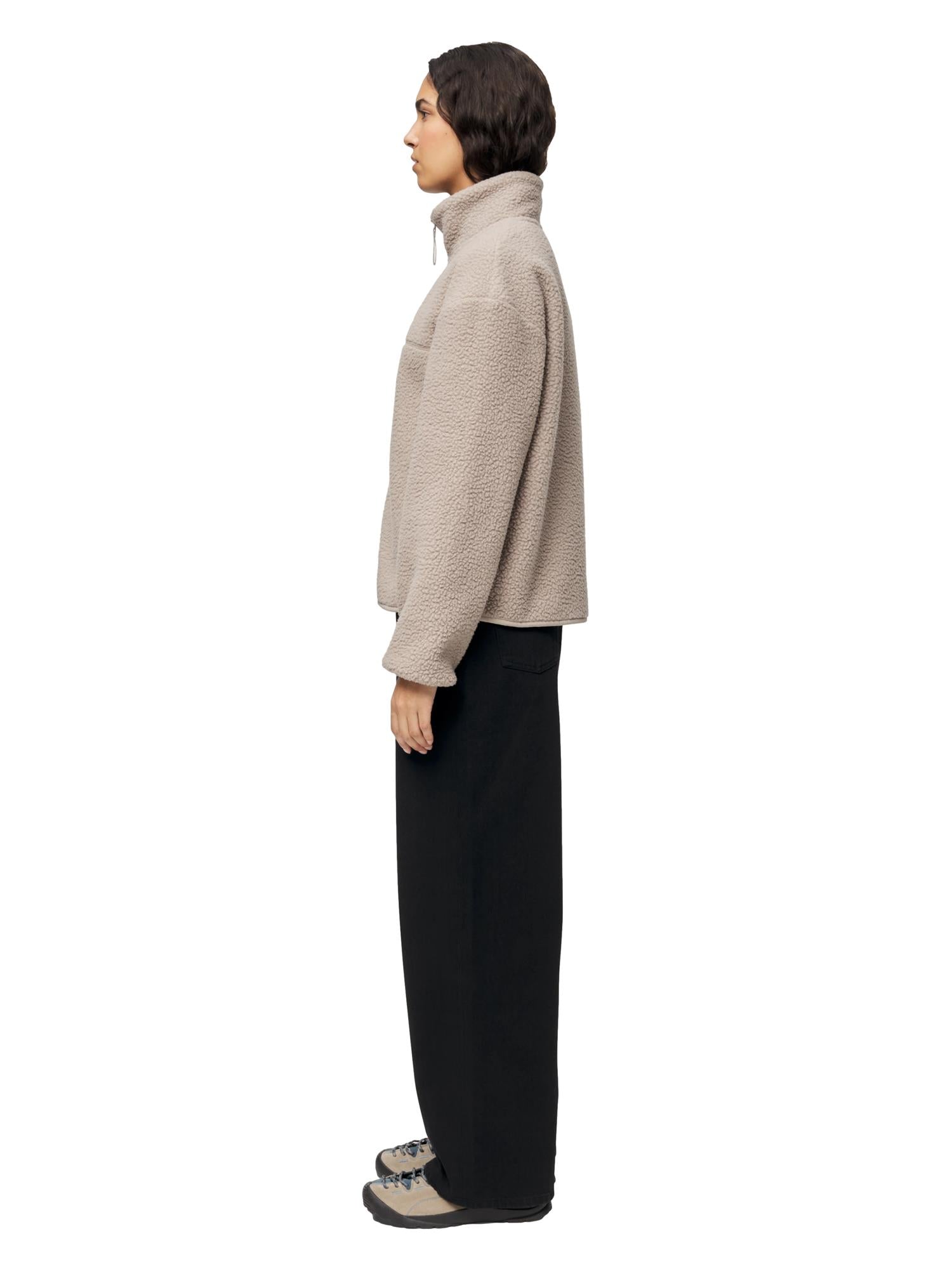 Blæst Tind W Fleece Jacket Low Tide Jakke Beige Grå