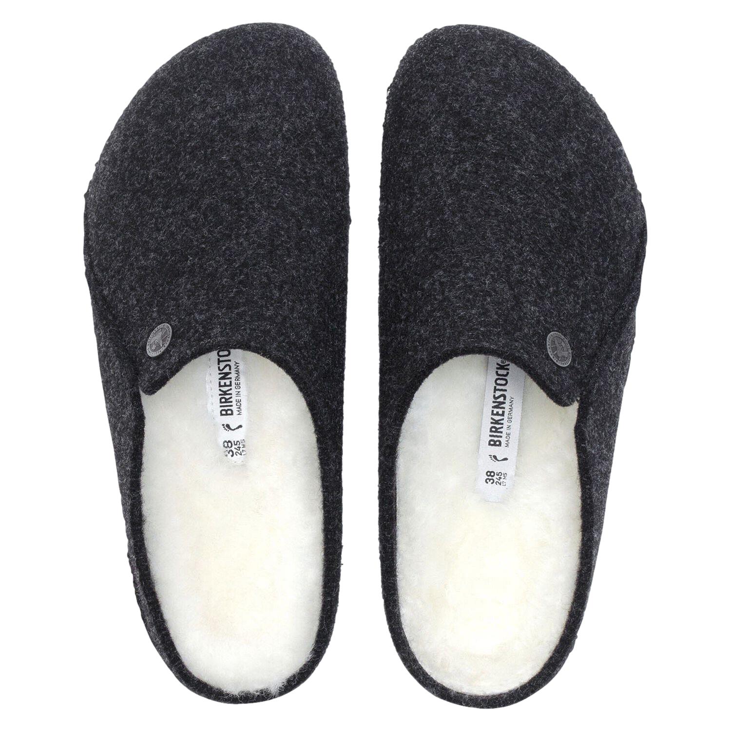 Birkenstock Zermatt Rivet Wool Felt Regular Sko Sort - modostore.no