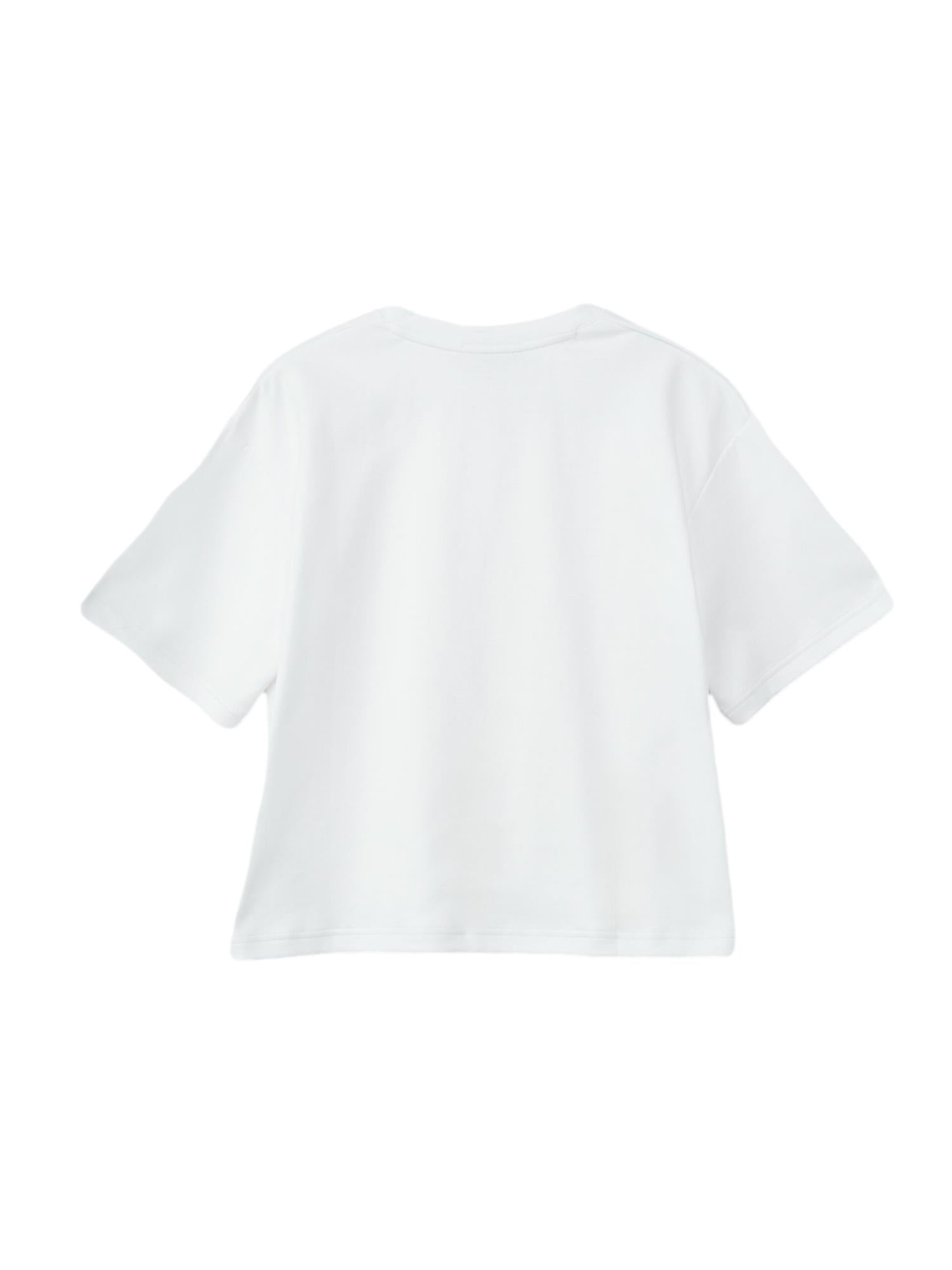 Julie Josephine Boxy Half Sleeve Tee T-shirt Hvit