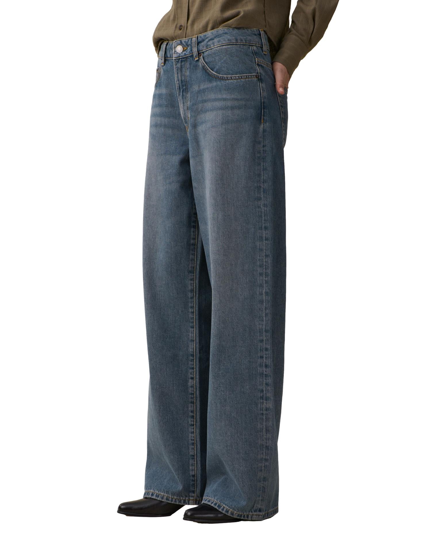 Jeanerica Belem Light Brown Stone Jeans Blå