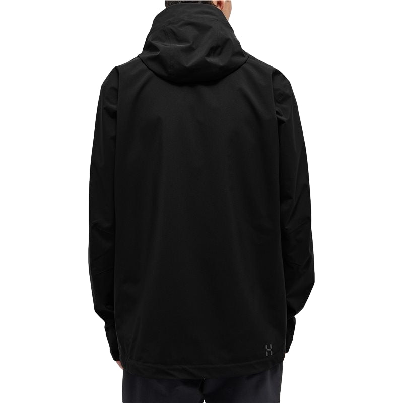 Haglöfs Breeze Proof Jacket Men Jakke Sort - modostore.no