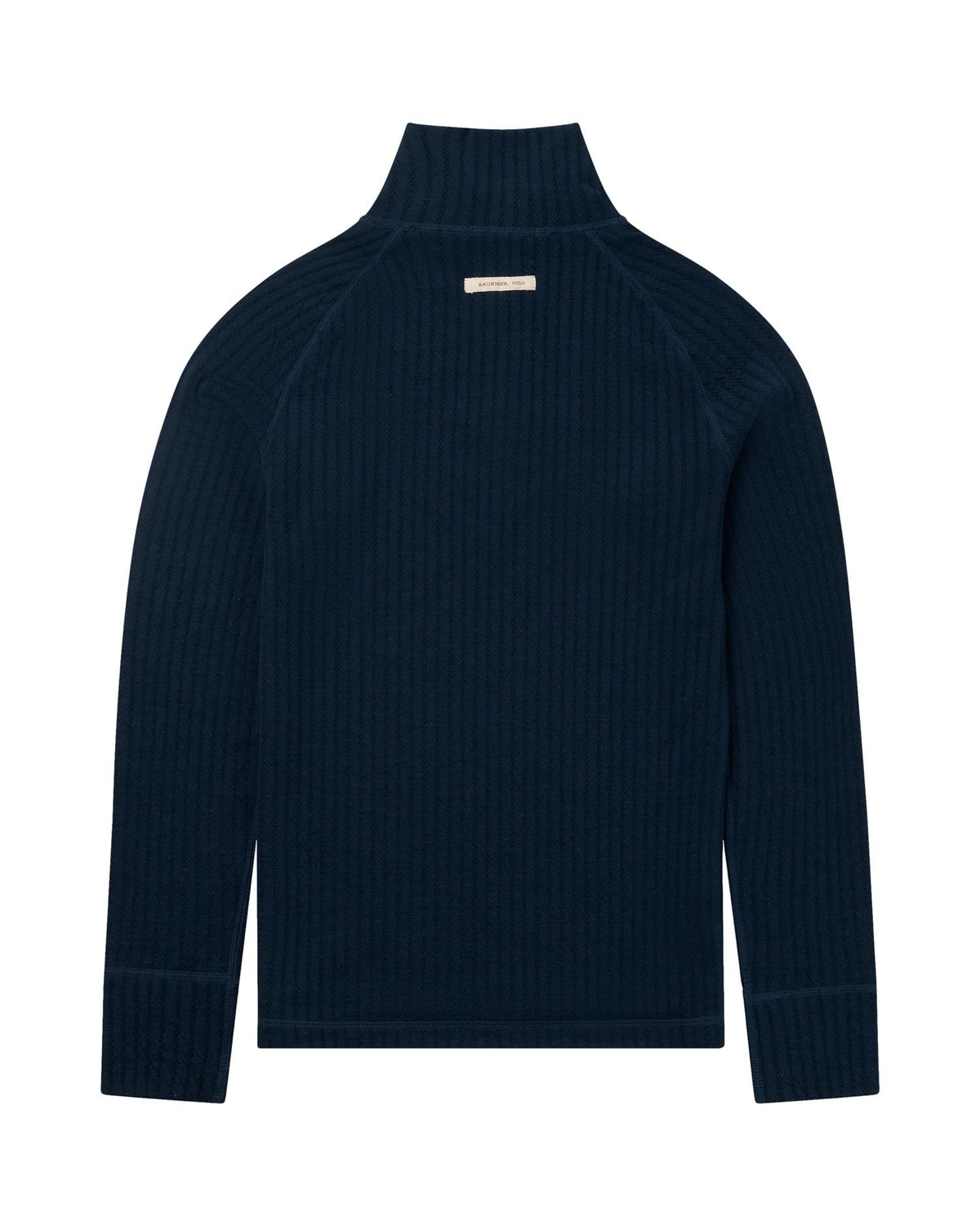 Amundsen Hero's Hide Half Zip Womens Ullundertøy Mørkeblå