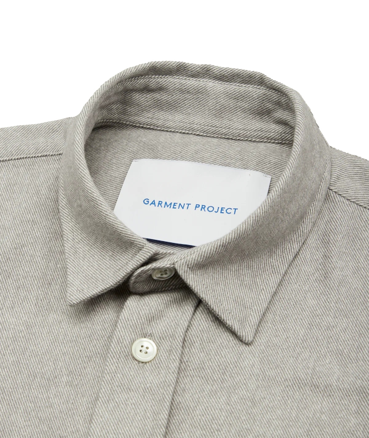 Garment Project Relaxed Long Sleeved Shirt Skjorte Grå - modostore.no