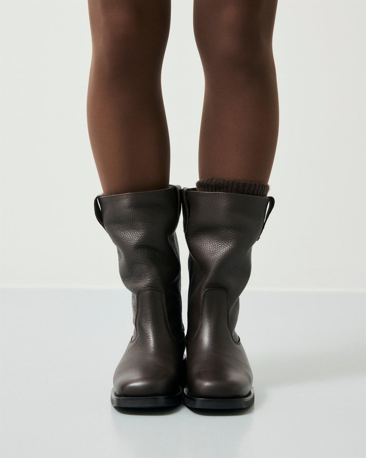 Garment Project Tali Boot - Brown Tumbled Sko Mørkebrun